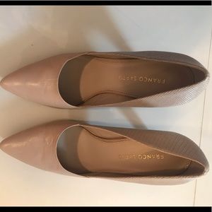 Franco Sarto size 9 heels light tan